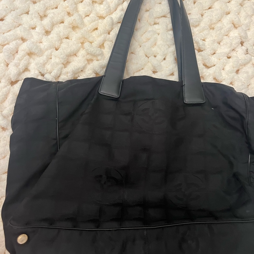 Chanel canvas tote